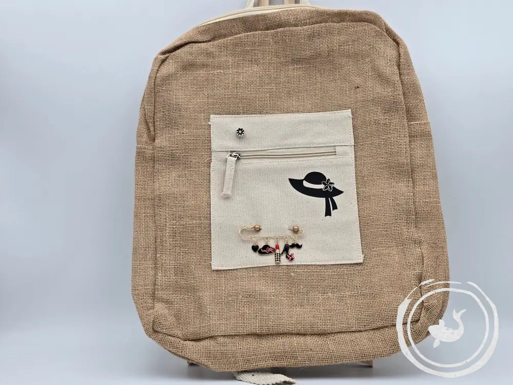 INTERIEURDINGETJES Jute Rugzak ’hoed’