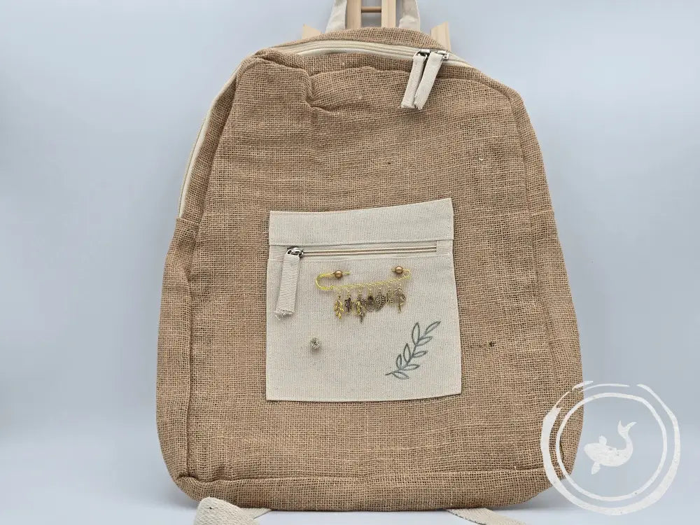 INTERIEURDINGETJES Jute Rugzak ’plant’