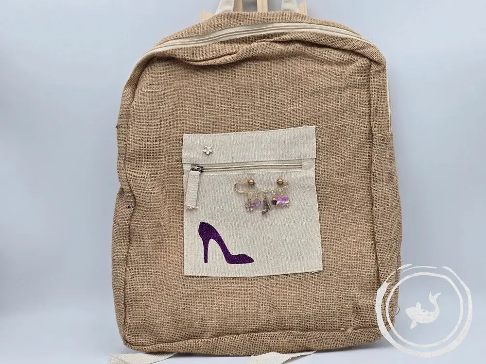 INTERIEURDINGETJES Jute Rugzak ’pump’