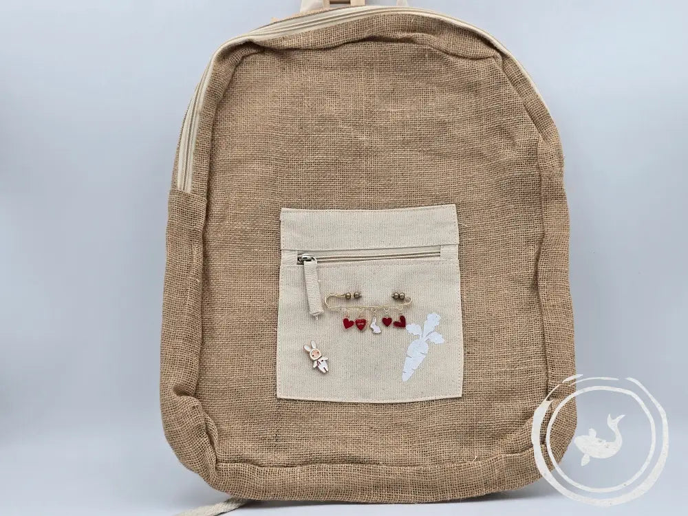 INTERIEURDINGETJES Jute Rugzak ’winterpeen’