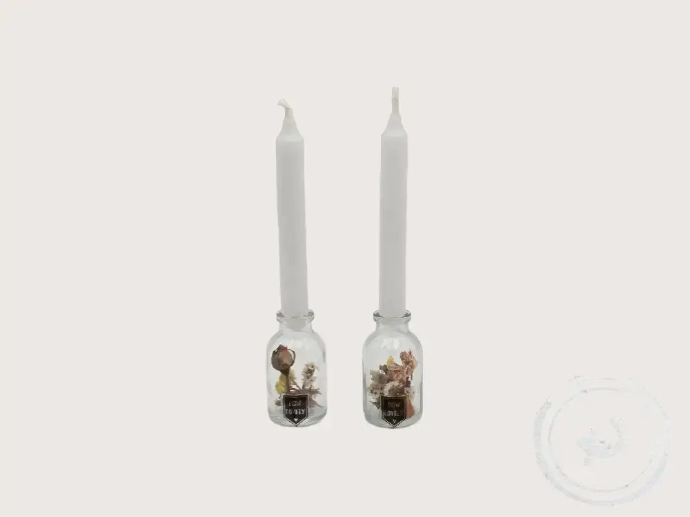 Rustik Lys Eco potloodkaarsjes wit (20 stuks)