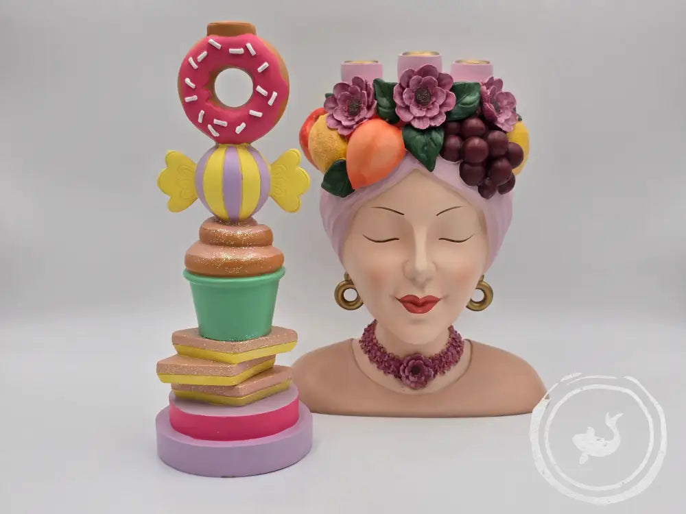 Kersten Kandelaar Vrouw Met Fruit