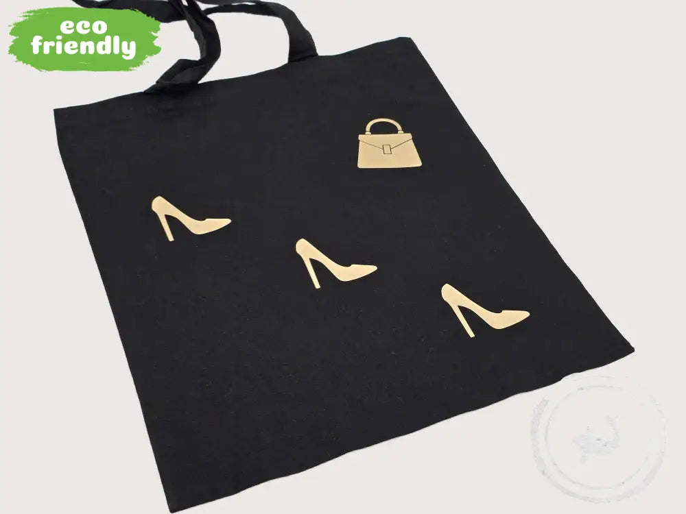 INTERIEURDINGETJES Katoenen tas – A girl never has enough shoes