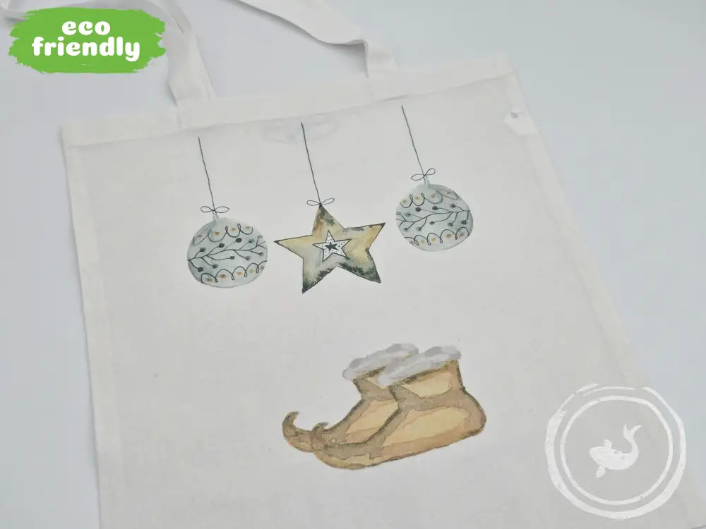 Katoenen Tas Balls &amp; Slippers