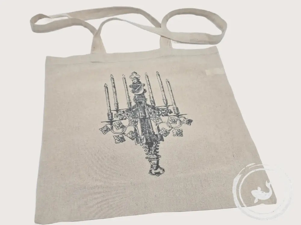 INTERIEURDINGETJES Katoenen tas – Chandelier Beige