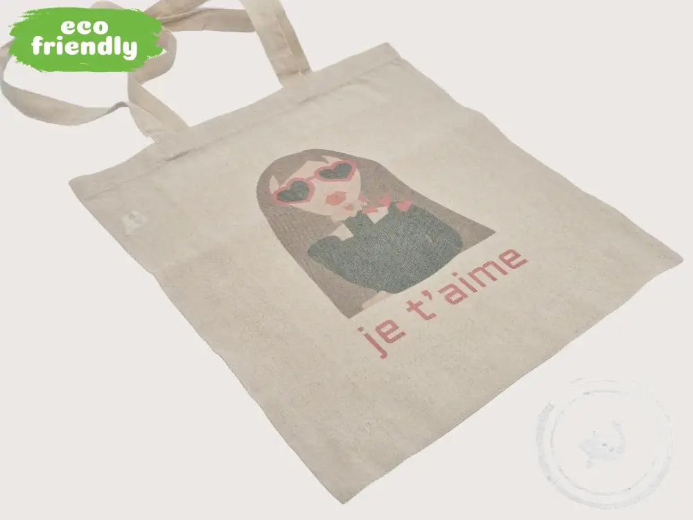 INTERIEURDINGETJES Katoenen Tas – Je t’aime