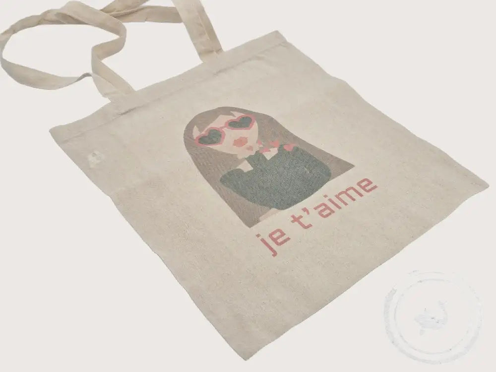 INTERIEURDINGETJES Katoenen Tas – Je t’aime