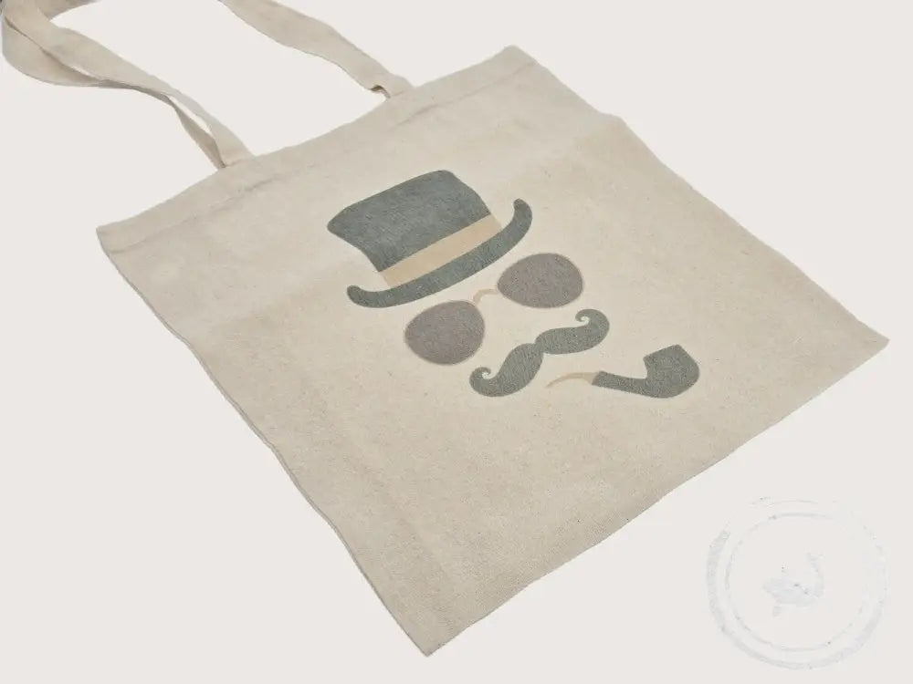 INTERIEURDINGETJES Katoenen tas Monsieur! – met een vleugje humor en stijl