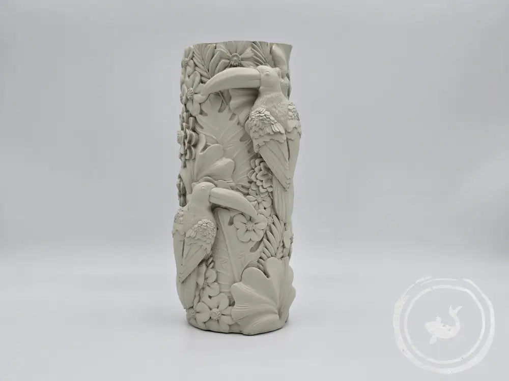 Kersten Vogelvaas Beige/Grijs