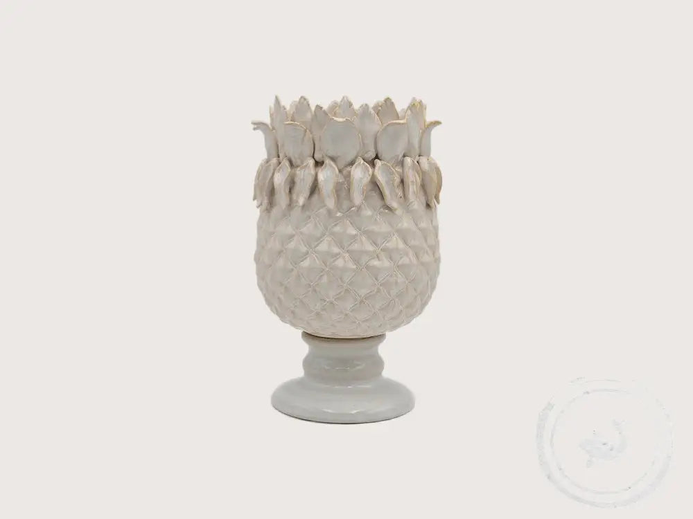 INTERIEURDINGETJES Porseleinen vaas met bladmotief — stijlvol en uniek