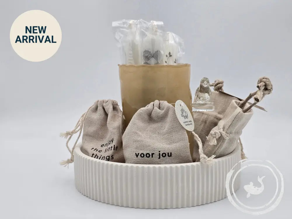 INTERIEURDINGETJES Ronde diepe Ribbelschaal van eco-resin handgemaakt &amp; duurzaam