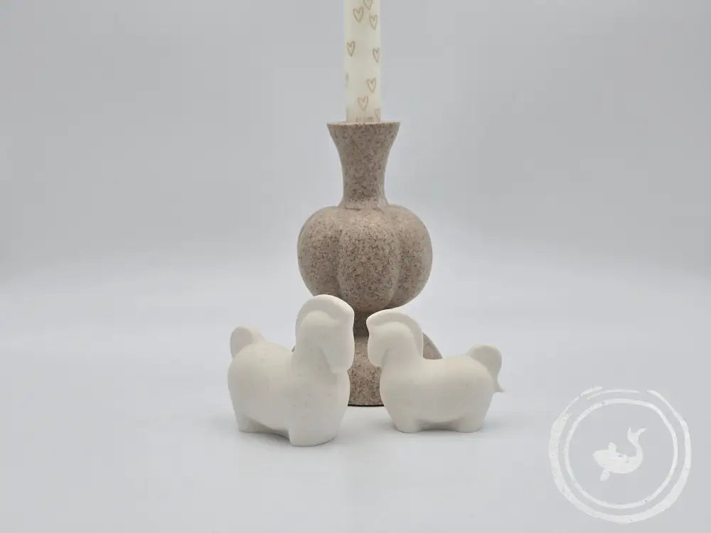 INTERIEURDINGETJES Set Paardjes decor marmer handgemaakt &amp; duurzaam