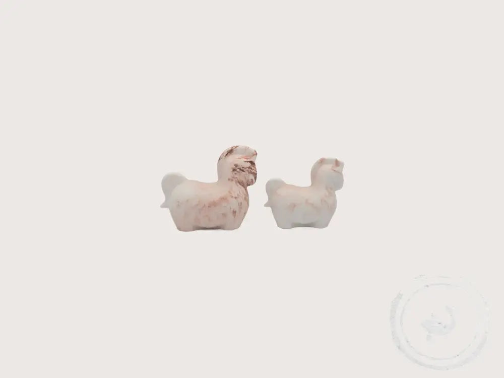 INTERIEURDINGETJES Set Paardjes decor marmer in kleur handgemaakt & duurzaam