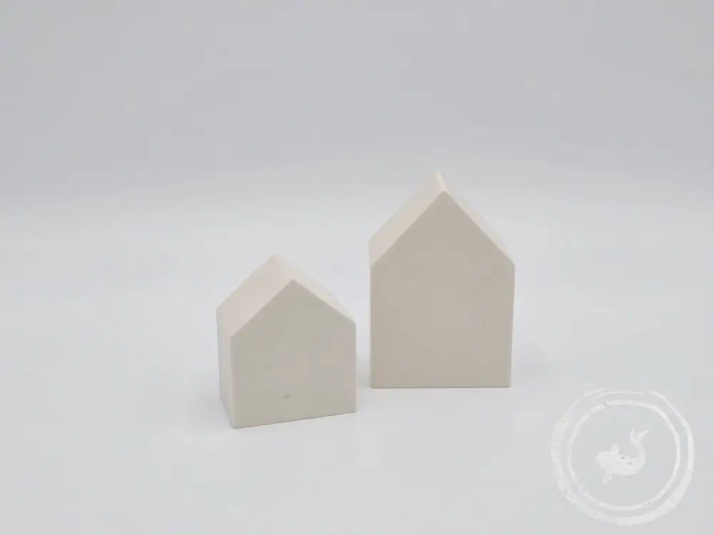 INTERIEURDINGETJES Set van twee Huisjes van eco-resin