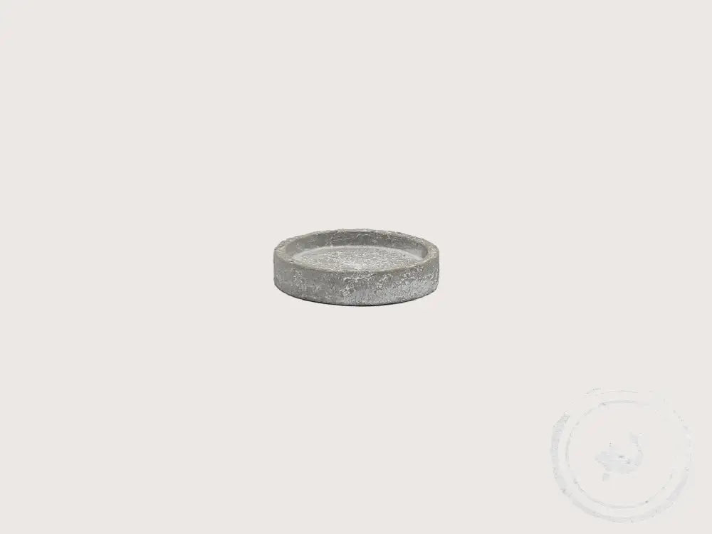 INTERIEURDINGETJES Stenen schaaltje – voor geurroos of geurblokje Lichtgrijs