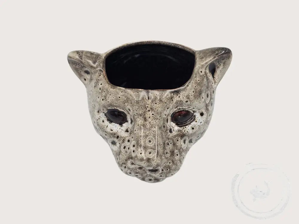 INTERIEURDINGETJES Vaas Luipaard Laag – Keramieken Luipaardkop