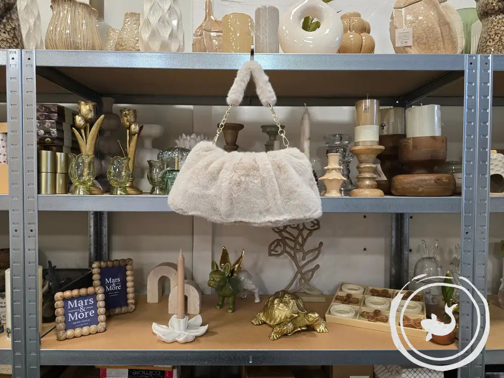 INTERIEURDINGETJES Vintage Handtasje Dames - Zwart of Beige