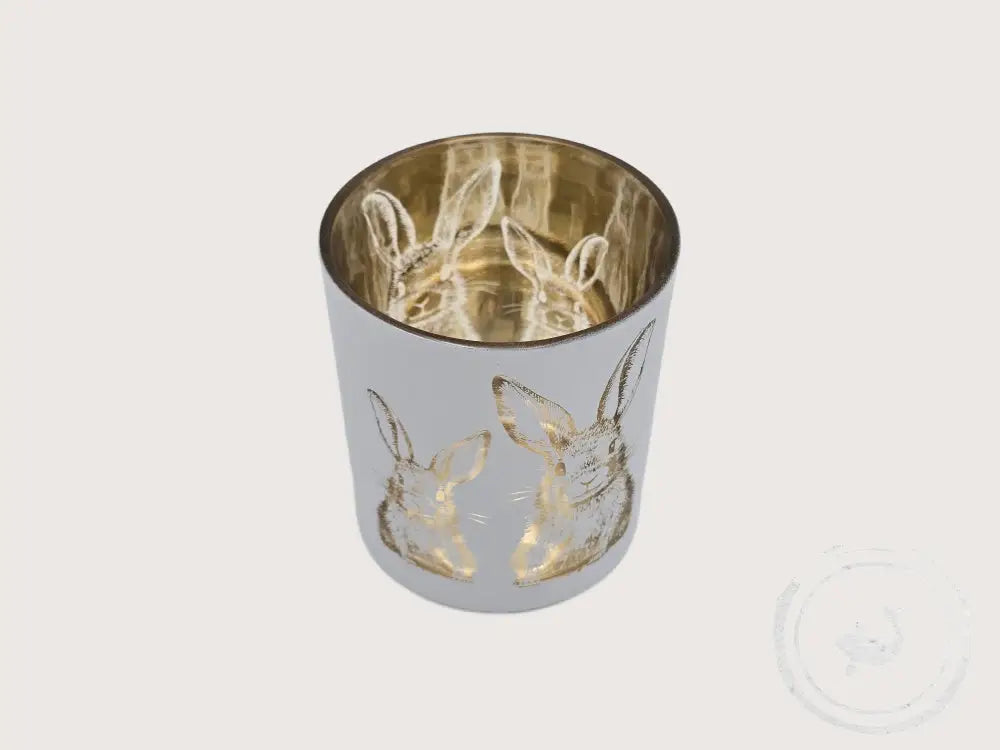 INTERIEURDINGETJES Waxinelichthouder Haasje Klein 2 haasjes