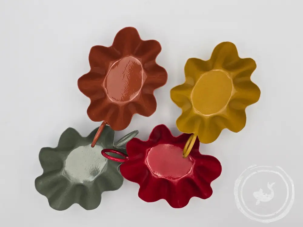 Waxinelichthouder Herfstkkleuren Yellow