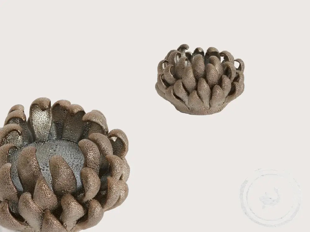 Light &amp; Living Theelicht Serina in mooie brons tint