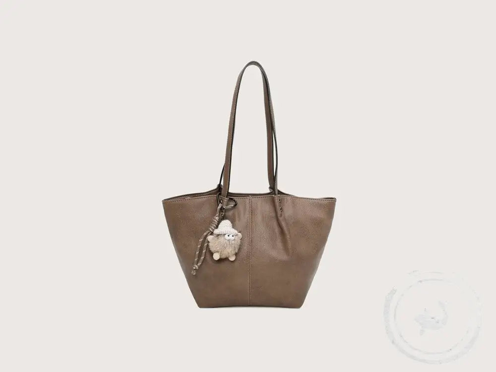 Mini Shopper Handtas Bruin – Ines Delaure
