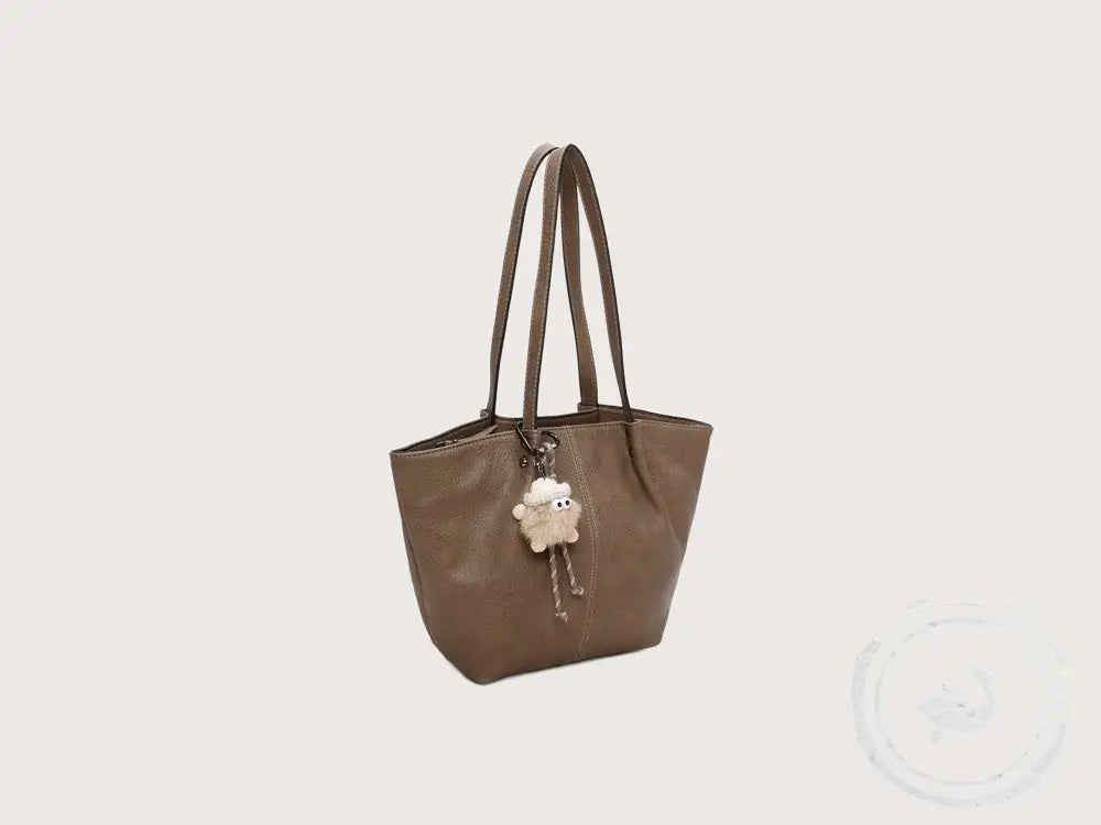 Mini Shopper Handtas Bruin – Ines Delaure