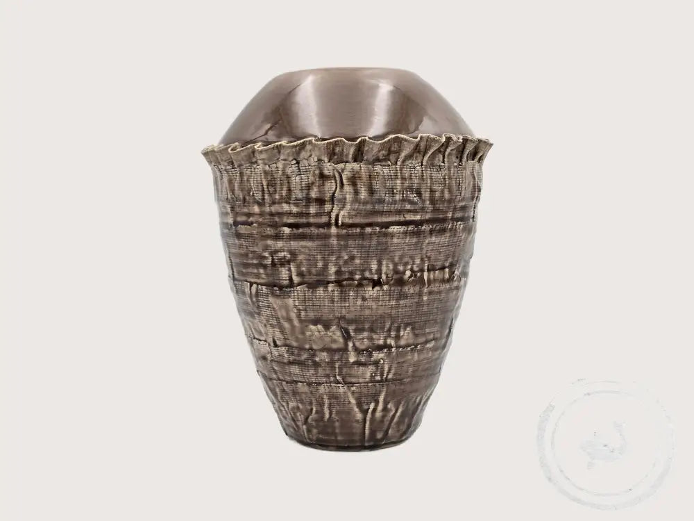 Oneiro vaas bark bruin – uniek keramiek