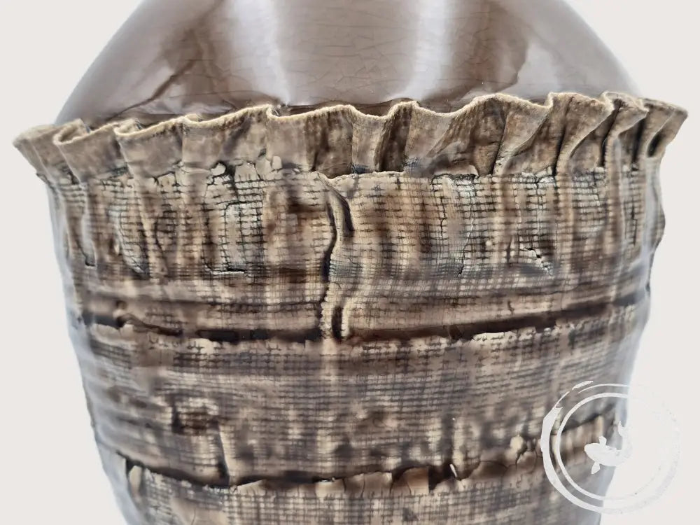 Oneiro vaas bark bruin – uniek keramiek