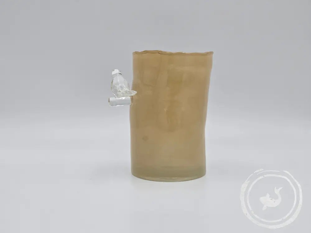 Present Time Glazen Vaas met Vogeltje