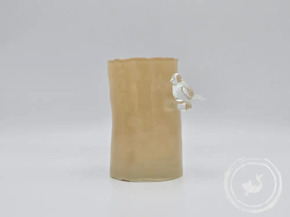 Present Time Glazen Vaas met Vogeltje