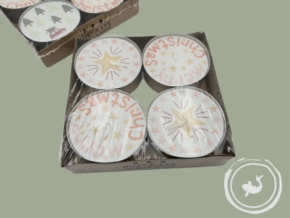 Rustik Lys by Kimmi Waxinelichtje Kerst - magische kerstset Sterren & tekst