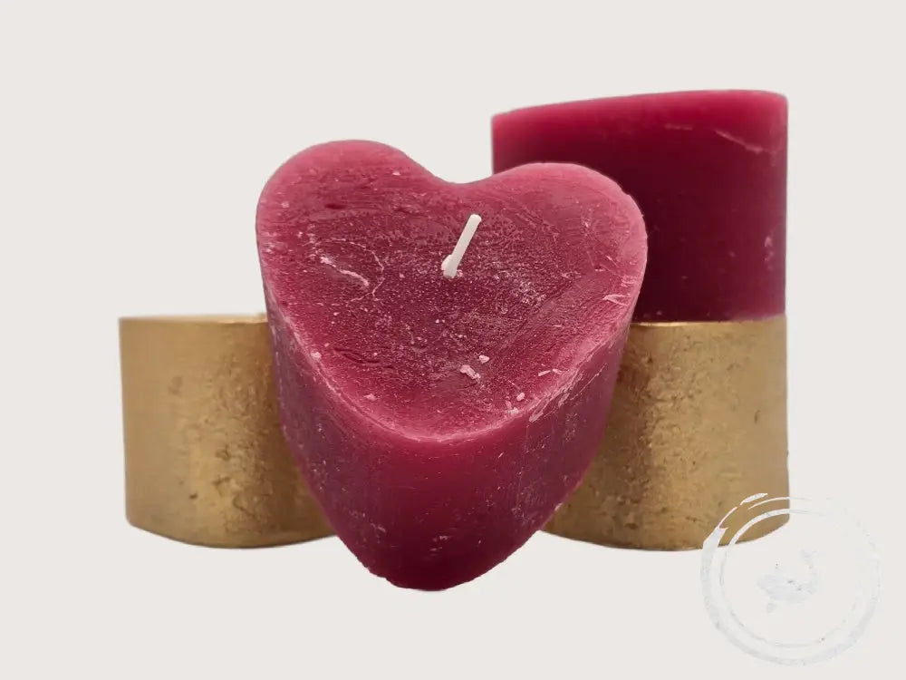 Rustik Lys Rustieke kaars – goud of rood sfeervol en stijlvol