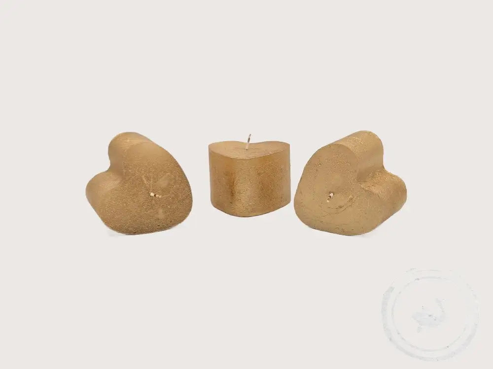 Rustik Lys Rustieke kaars – goud of rood sfeervol en stijlvol Gold