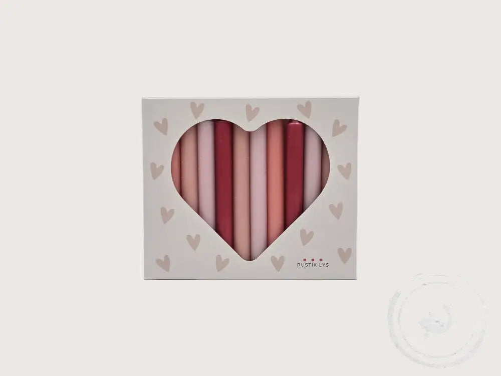 Rustik Lys Set kaarsjes – door de liefde gekleurd