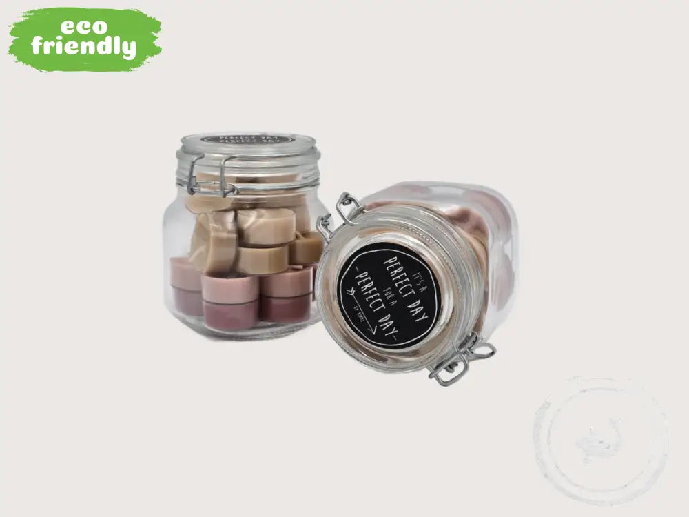 Rustik Lys Weckpot Desert – 20 gekleurde waxinelichtjes