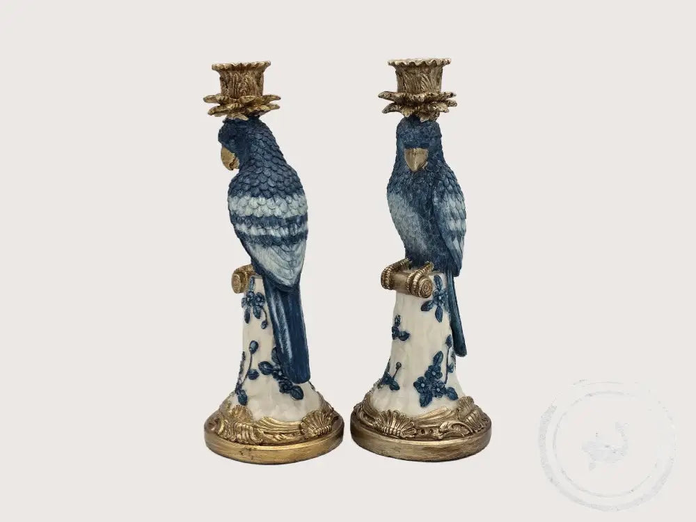 INTERIEURDINGETJES Kandelaar Bird Blue – Sfeervol &amp; Vrolijk