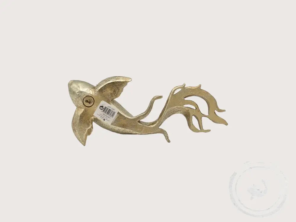 INTERIEURDINGETJES Koi Wandhanger Goudkleur – Elegant & Sfeervol